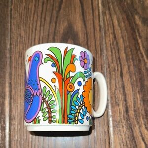Villeroy and Boch bird floral mug